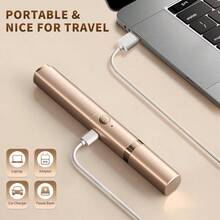 RAF 2-In-1 Electric Eyelash Curler & Eyebrow Trimmer, Dual-Use Eyebrow Shaper With Temperature Control, Anti-Scald, Curl & Shape - Black - View 10