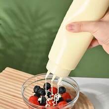 3个/套 350毫升/11.8盎司 多孔挤压瓶，适用于餐厅分装番茄酱、芥末酱、糖浆、烧烤酱，手工厨房艺术喷雾瓶 - 彩色 - 查看 2