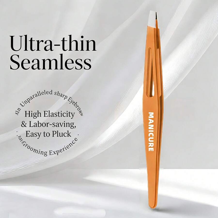 High Quality Stainless Steel Eyebrow Tweezers, Hair Removal Pliers, Ingrown Hair Tweezers, Angled Eyebrow Tweezers, Facial Care Tools - View 1