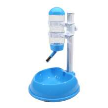 宠物立式饮水器，高度可调自动喂水喂食碗，狗狗饮水瓶分配器，猫狗喂水碗套装 - 500ml - 查看 4