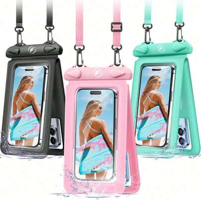 Waterproof Phone Pouch - Self-Sealing Dry Bag For Swimming, Diving, Rafting And Beach Photography. This Transparent Waterproof Phone Protector And Storage Bag Is Designed With Large Capacity, Specially For Swimming And Beach Activities. It Can Also Be Used As A Wallet And Card Holder, As Well As A Wet/Dry Separation Bag. It Is A Must-Have Item For Summer Vacation, Diving, Swimming And Beach Leisure. Mother's Gifts