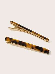 Stylish, Retro, Casual, And Versatile Tortoiseshell Hair Clip - Multicolor - View 2