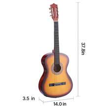 Chitarre - 960 mm (Sunburst) - Visualizzare 10