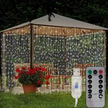 1pc 600/300/200/100 LED String Lights With 8 Lighting Modes, USB Powered Indoor Atmosphere Lights For Decor, Birthday Party, Wedding, Room, Window, Holiday (Remote Control Batteries Not Included) - USB Plug - View 4