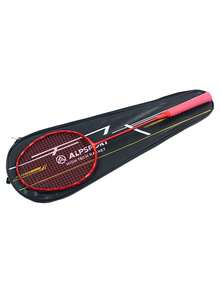 ALPSPORT V5 PRO Full Carbon Badminton Racket - Ultralight 5U Wave-Shaped Aerodynamic Frame, Offensive And Defensive Balanced, Pre-Strung With Grip Tape, 22-30lb Tension (Default 24lb) - Professional Competition & Training Racket - Multicolor - View 13