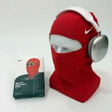 Nike Pro Hyperwarm Hood Motorcycle, Bicycle, Skiing, Sun Protection Face Mask, Windproof, Sandproof, Neck Protector - 紅色 - 查看 3