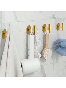 Móc treo đồ nhà tắm bằng thép không gỉ, không cần khoan. Móc treo khăn phù hợp với phòng tắm, nhà bếp, phòng thay đồ, áo choàng tắm và các loại quần áo khác hiện đại. Móc treo tường tự dính phù hợp cho phòng tắm, khách sạn, nhà để xe, hồ bơi và các phụ kiện phòng tắm cũng như đồ nội thất gia đình khác. - Nhiều màu - Xem 5