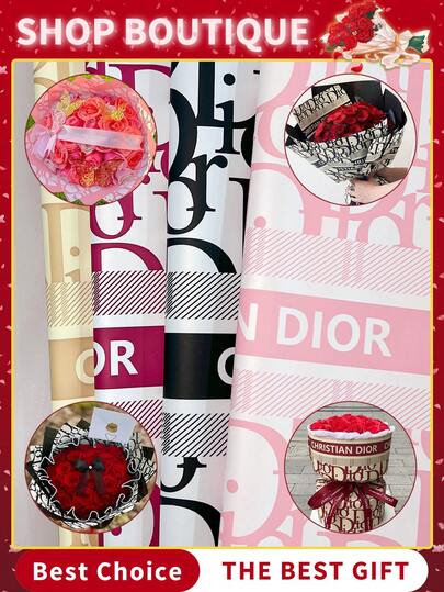 20/10Pcs DIY Fashion High-End Wrapping Paper Ouya Paper Waterproof Thickened Gift Wrapping Paper Bouquet Of Floral Materials Flower Shop Supplies, Suitable For: Flower Packaging, Gift Wrapping Paper, Chocolate Gift Box Wrapping Paper And Other Purposes (20/10/1pc)