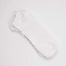 Kit With 18 Pairs Of Unisex White Cotton Ankle Socks - 白色的 - 查看 5