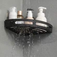 1pc No Drill Adhesive Bathroom Corner Shower Caddy - Wall Mounted Shampoo & Essentials Storage Rack, Triangular Bathroom Wall Mounted Corner Shelf, Shower Basket, Multi-Function No Drill Shampoo & Body Wash Holder, Bathroom Organizer, Cosmetic Storage Rack, Bathroom Accessories, No Drill, Drill-Free Shampoo Rack - Multicolor - View 11