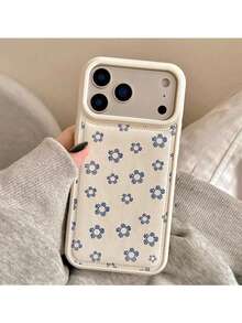 1个秋冬简约时尚蝴蝶结花朵手机壳，兼容苹果17/17 Air/17 Pro/17 Pro Max、16/16 Plus/16 Pro/16 Pro Max、15/15 Plus/15 Pro/15 Pro Max、14/14 Plus/14 Pro/14 Pro Max、13/13 Pro/13 Pro Max、12/12 Pro/12 Pro Max、11/11 Pro Max，时尚防震保护套 - 彩色 - 查看 2