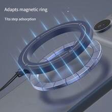 Double-Sided Magnetic Phone Lanyard, Anti-Lost Magnetic Wrist Strap, Fashion Phone Holder & Storage - Multicolor - View 6