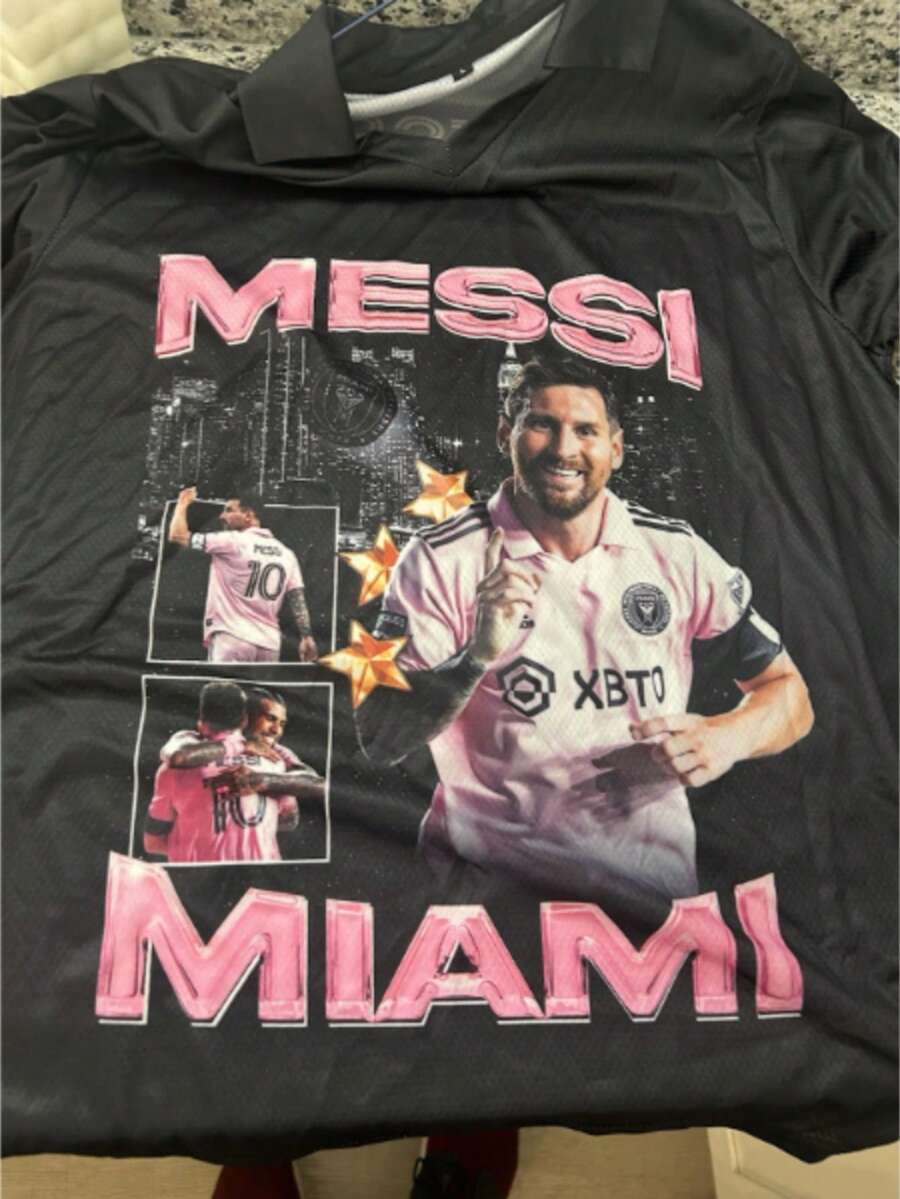Lionels Messis Miami Shirt - màu đen - Xem 1