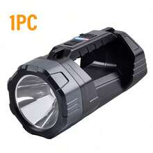 LiHangStar Linterna de mano recargable solar, lámpara portátil de alta luminosidad con carga USB, foco LED, múltiples modos de iluminación, luz lateral, adecuada para emergencias, cortes de energía, senderismo, camping, pesca - Linterna solar - View 12