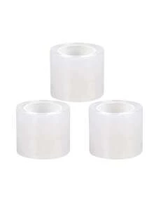 20 piezas de membrana de belleza transparente, adecuada para rizar las pestañas, dar forma a las cejas, labios, tatuaje de cejas, cubierta de plástico, eliminar el pegamento de extensión de pestañas y ondulación de pestañas - Multicolor - Ver 13