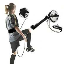 1pc Elastic Football Toss Trainer, Essential Soccer Training Equipment (Football Not Included). For Toss Drills, Ball Control Practice, Volleyball Spiking Training And Football Practice. Improve Ball Feel Anytime, Anywhere. Adjustable Elastic Toss Strap Supports Efficient Training, Suitable For Team And Individual Use. Easy To Store, High-Quality Material, Ideal Training Tool For Coaches And Perfect Choice For Personal Practice. - Multicolor - View 8