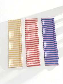 3件装女士斜肩长袖T恤，优雅百搭，适合派对和日常穿着，秋冬季 - 彩色 - 查看 4