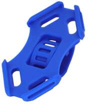 1个通用硅胶自行车车把手机支架摩托车GPS支架安全托架，适用于4.3至6英寸手机，安装简便 - 彩色 - 查看 12