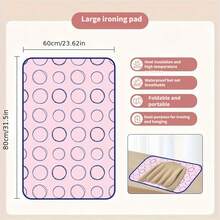 1pc Ironing Pad, Foldable Compact Household Ironing Board, Heat Resistant Cloth, Hand-Held Garment Steamer, Anti-Scald Gloves, Ironing Accessories - Multicolor - View 10