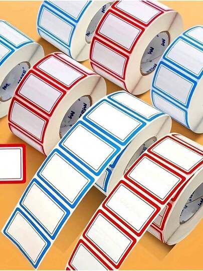 500 Peças Etiquetas para Freezer - Sem Resíduos, Fácil de Descolar e Colar, À Prova d'Água e à Prova de Gordura - Para Geladeira, Freezer, Despensa, Organização de Cozinha - Para Recipientes de Alimentos, Garrafas, Preparação de Refeições, Rotulagem - Adesivos Reutilizáveis para Freezer, Etiquetas para Despensa, Design Limpo, Material Resistente à Gordura, Famílias Ocupadas, Adesivos de Agradecimento, Adesivos de Aniversário, Etiquetas para Presentes, Etiquetas Adesivas