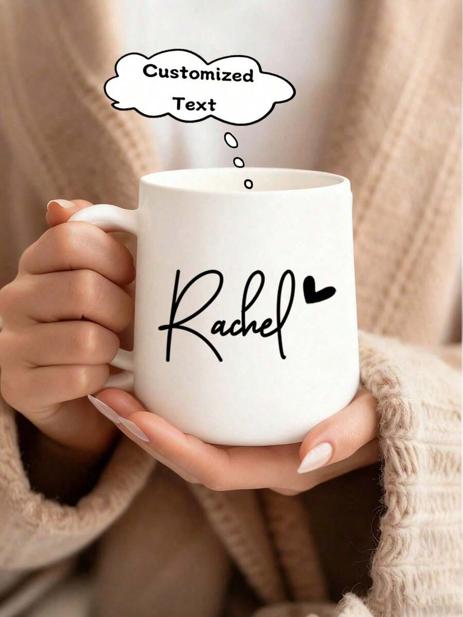 Customizable Name Personalized Gift Mug, Personalized Photo Coffee Cup, Custom Outdoor Camping Enamel Cup, Anniversary Photo Mug, Easy To Clean Magic Mug, Unique Gift - Multicolor - View 1