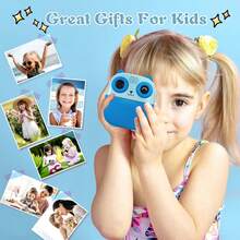 Kids Digital Instant Print Camera Toy, 2.4" HD Screen, 1080P Video, 6X Zoom, Creative Game, 32GB Storage, Portable Outdoor Travel Toy Suitable For Children Aged 3-12 - Multicolor - View 12