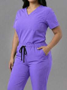 Scrub Sets - Lilac Purple - View 3