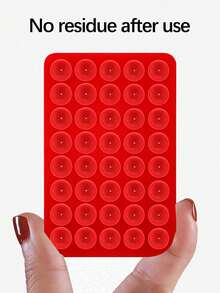 40pcs Double-Sided Silicone Suction Cup Phone Holder, Reusable Double-Sided Suction Cup Suitable For Home, Office, Smooth Surfaces - Multicolor - View 9