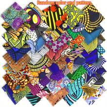 50pcs Pre-Cut African Wax Print Fabric Patches, 3.9*3.9 Inches Each, Suitable For Sewing Patchwork Craft Projects, Sewing Supplies And Decor - Variant - View 1
