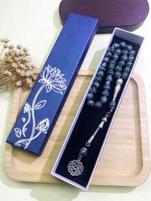 1pc 33pcs 10mm Muslim Prayer Beads Tasbih Bracelet, High Quality Gift Box Packaging, Ideal Gift For Halloween, Christmas - Multicolor - View 11