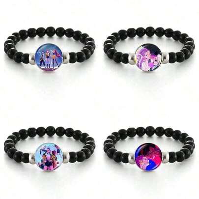 1 set/1 pieza Nuevos estilos de pulseras populares del grupo de chicas coreanas de alta apariencia, colores aleatorios, decoraciones diversas para fiestas de cumpleaños, sorpresas de cumpleaños, regalos de cumpleaños para familiares y amigos, pequeñas sorpresas, regalo de Año Nuevo, regalo del Día de San Valentín, regalo de Pascua