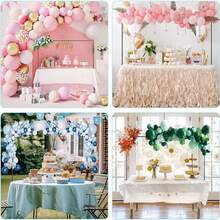 1 pieza Soporte de mesa de hierro ajustable y resistente, extensible de 0,8 m a 2,6 m, adecuado para bodas, cumpleaños, decoración navideña, sin necesidad de electricidad, apto para eventos y decoración del hogar, arco de fiesta resistente, diseño de alta calidad, exhibición festiva, ideal para entusiastas del bricolaje - Multicolor - Ver 9