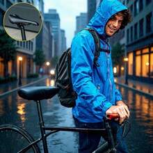 1 Piece Bicycle Seat Rain Cover Sunshade Universal PVC Saddle Cover Waterproof Dustproof Thickened - Tight - View 2