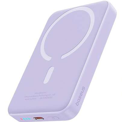 hoco. 20W High-Speed Magnetic Wireless Power Bank 5000mAh – Ultra Slim Portable Charger With USB‑C Dual Input And Output, Perfect For Road Trips, Coffee Runs, Video Calls And Emergency Battery Top‑Ups, Universal Compatibility With All IPhoneand Android Smartphones