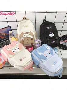 SANRIO Shoulder Bag  Shoulder Bags Kawaii Messenger Cute Cartoon Backpacks, Waterproof School Student Backpack,  Fashion Bags Christmas Gifts Easter Gift - Multicolor - View 1