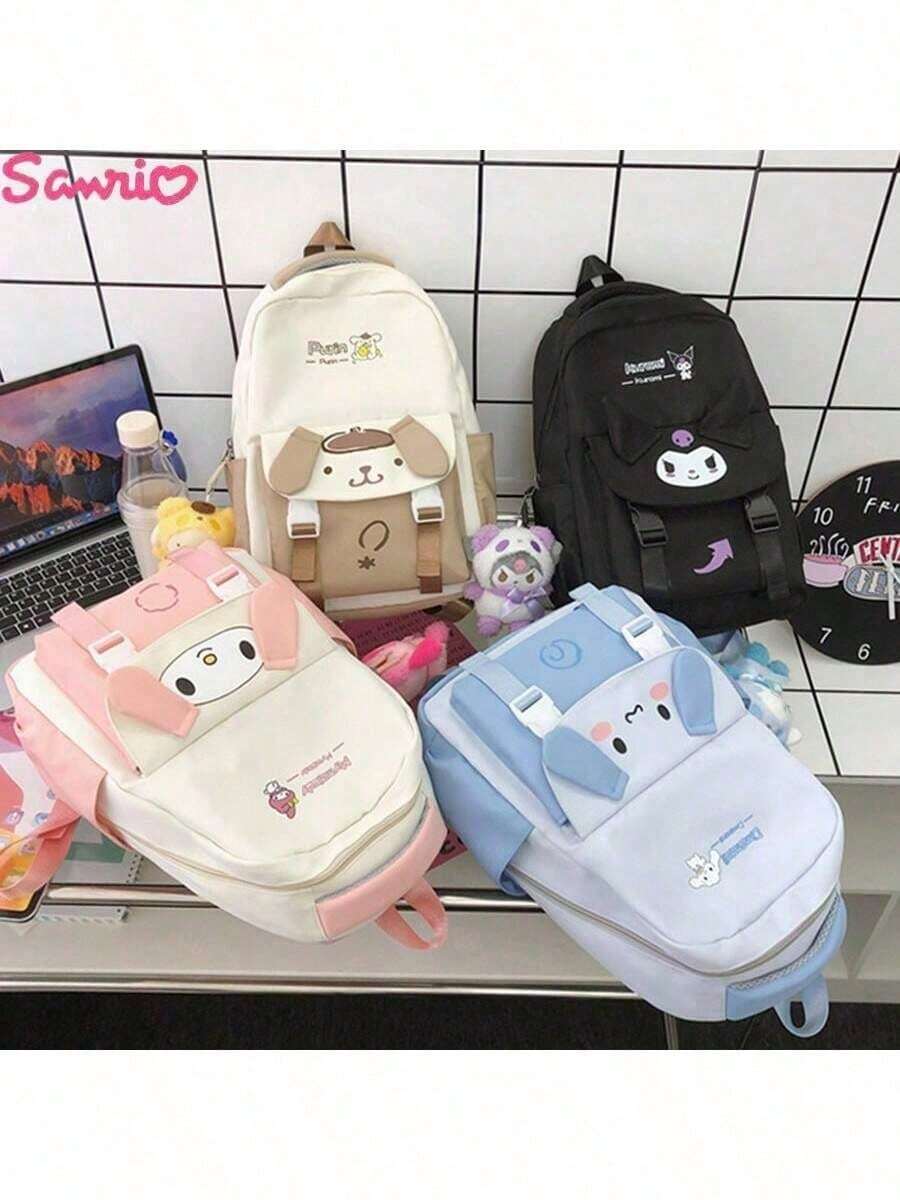 SANRIO Shoulder Bag  Shoulder Bags Kawaii Messenger Cute Cartoon Backpacks, Waterproof School Student Backpack,  Fashion Bags Christmas Gifts Easter Gift - Multicolor - View 1