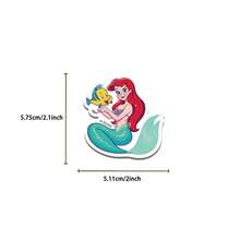 Disney 50张公主贴纸，创意涂鸦贴纸，办公用品，手机电脑贴纸，高性价比，精致酷炫，趣味十足，经典彩色卡通设计，礼品装饰，手机壳装饰贴纸，可重复使用，彩色卡通设计，适用于水瓶、滑板、手机等，是学习用品的理想之选，也是节日送礼佳品。 - 50pcs - 查看 3