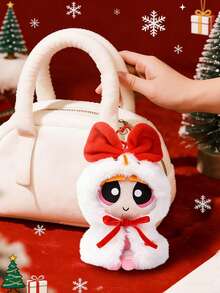 The Powerpuff Girls Holiday Character Keychain Bag Charm Pendant, Reindeer Snowman Penguin Costume Design Options, Cartoon Winter Cosplay Outfit with Detailed Expression and Decorative Elements, Soft-Touch Fabric Surfaces with Fine Stitching and Qualityefarsman, 1pight Hanging as Character Collectible for Daily Styling Display Decoration and Desk Accent, Eye-Catching Seasonal Cartoon Accessory for Character Fans and Art Figure Collectors, Ideal Christmas Holiday Birthday Gift Choice for Friends Couples and Special Celration Moments - 彩色 - 查看 3