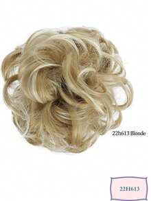 6 Inch Fluffy Bun Wig, With Elastic Hair Band, High Temperature Fiber, Suitable For All Occasions - Multicolor - View 14
