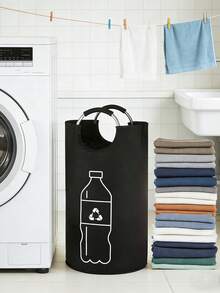 Large Laundry Basket/Storage Bag, - Foldable Laundry Bags, Waterproof Laundry Baskets, Quilt Travel Moving Storage Packing Bag, Suitable For Multi-Purpose Storage In Bathrooms, Laundry Rooms And Dormitories, Laundry Basket - Multicolor. - View 4