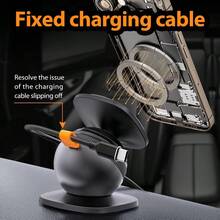 LCARS New Magnetic Car Phone Holder, Adhesive Base Magnetic Mount Holder For Car Navigation Dashboard - CL22 - View 4