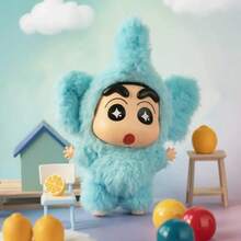 1个蜡笔小新换装派对系列盲盒PVC娃娃，甜蜜生日礼物，送给朋友 - 彩色 - 查看 6