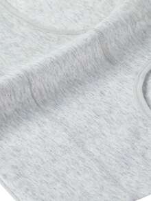 4 piezas de bragas triangulares sin costuras de cintura alta de algodón para mujer, ropa interior transpirable - Gris Claro - Ver 5