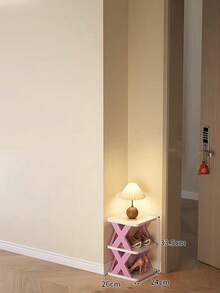 2-9层窄鞋架，升级版鞋子收纳架，紧凑型独立式鞋架，节省空间的DIY鞋子收纳架，适用于玄关和衣橱，适合美国尺码9-10，易于组装，结构稳固，黑白配色，家居装饰，秋季装饰 - 彩色 - 查看 8