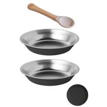 shuo ni mao yi Stainless Steel Dog Bowl Anti-Overturning Pet Bowl Cat Bowl Food Bowl Water Bowl Silicone Bottom Anti-Slip Pet Food Basin Stainless Steel Material Easy To Clean Cat Food Bowl Dog Food Bowl - 500ml - View 11