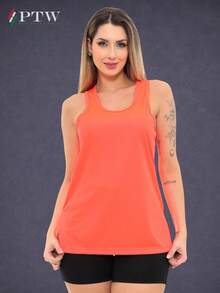 Women T-Shirts - Yellow Orange Pink - View 10