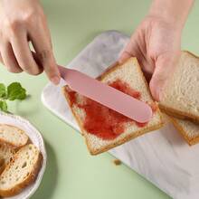 1pc Silicone Cream Cake Spatula Scraper, Dishwasher - Multicolor - View 7