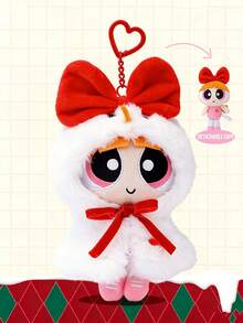 The Powerpuff Girls Holiday Character Keychain Bag Charm Pendant, Reindeer Snowman Penguin Costume Design Options, Cartoon Winter Cosplay Outfit with Detailed Expression and Decorative Elements, Soft-Touch Fabric Surfaces with Fine Stitching and Qualityefarsman, 1pight Hanging as Character Collectible for Daily Styling Display Decoration and Desk Accent, Eye-Catching Seasonal Cartoon Accessory for Character Fans and Art Figure Collectors, Ideal Christmas Holiday Birthday Gift Choice for Friends Couples and Special Celration Moments - 彩色 - 查看 12