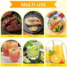 Manual Juicer, Lemon And Orange Juicer, Rotary Juice Separator, Multifunctional, Manual Press-Type Fresh Juicer, Kitchen Gadget - Yellow - View 6