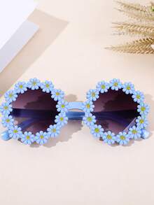 1/2/4pcs Easter Costume Props, Rabbit Ear Headband And Glasses Set, Easter Basket Filler - Easter, Birthday Gift - Unique Rabbit Plush Gift Ideas, Rabbit Ear Headband And Daisy Glasses Set - Multicolor - View 15